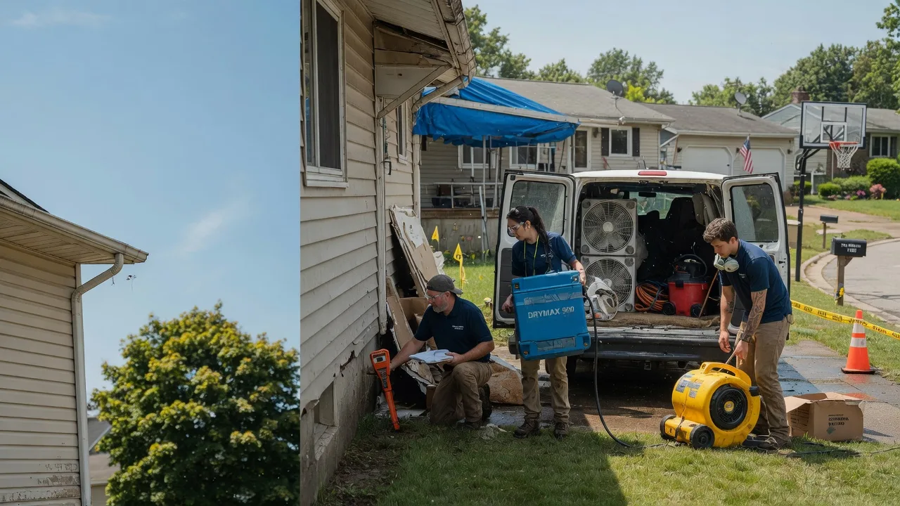 Ceiling Leak Cleanup in King City, MO near me